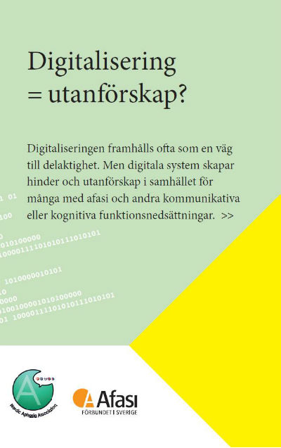Difitalisering = utanförskap