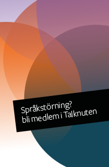 Språkstörning flyer Talknuten